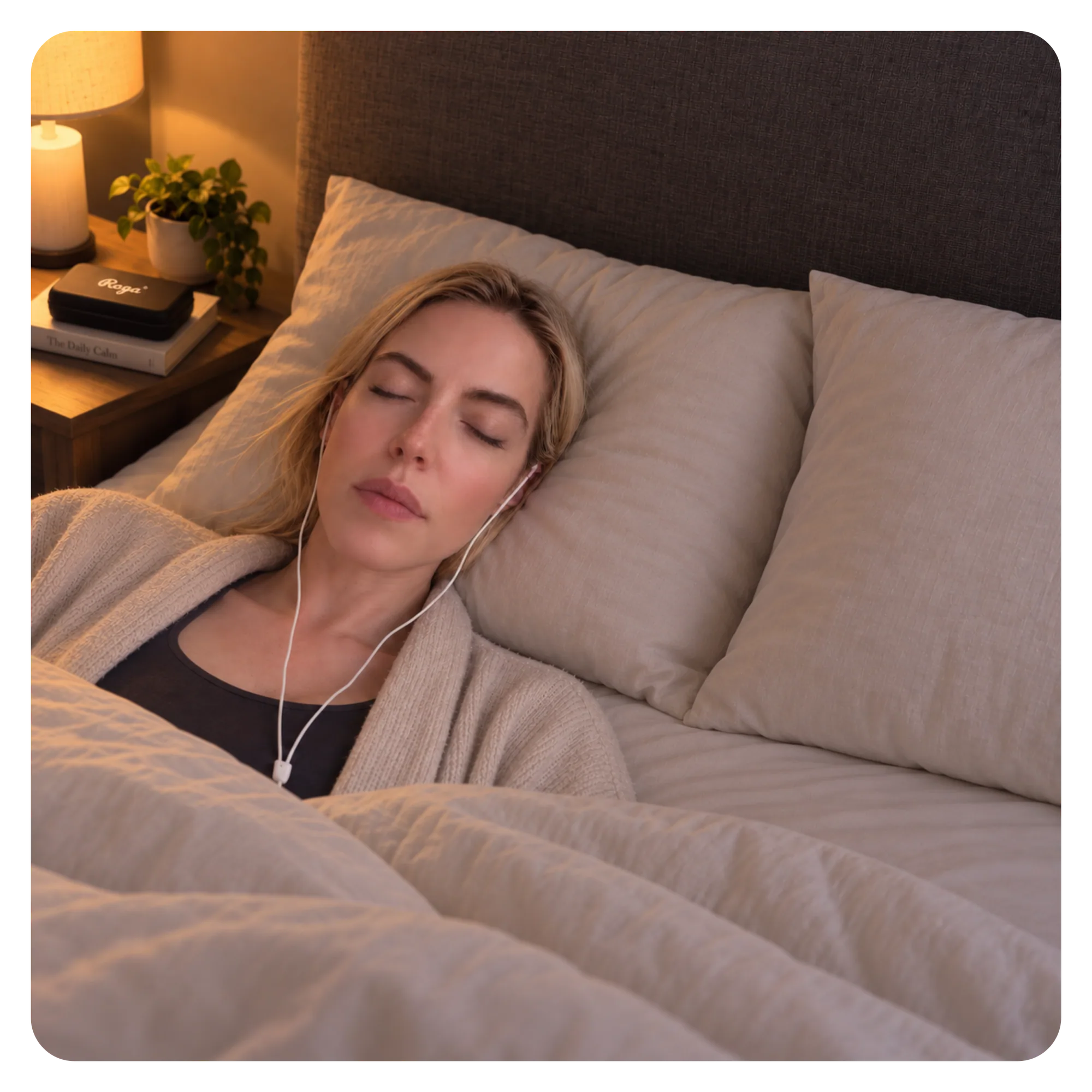 Roga app: sleep tracking with deep sleep, REM and total sleep